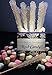Candy Envy - Light Blue and White Rock Candy Sugar Sticks - 24 Indiv. Wrapped - Cotton Candy & Original Sugar Flavored