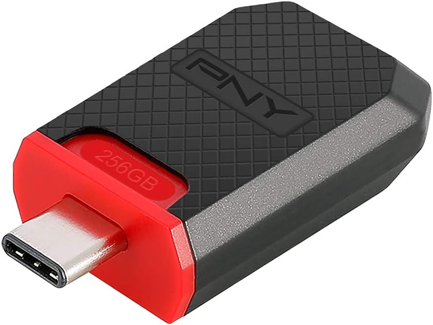 PNY 256GB Elite USB 3.1 Gen 1 Type-C Flash Drive - 130MB/s