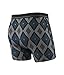 Saxx Underwear Men's 3 Six Five Boxer Black Night Trax X-Large