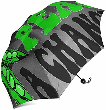 huaxingkeji Art Compact Travel Foldable Umbrella Windproof Protection Sun Rain Umbrella