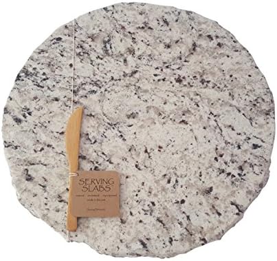 Serving Slab Lazy Susan, Small White, 12" round