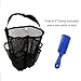 BlueSkyBos Mesh Shower Caddy + Large Comb. All-Black Unisex Portable Hanging Mesh Quick Dry Shower Caddy with Handle, and One 8.5