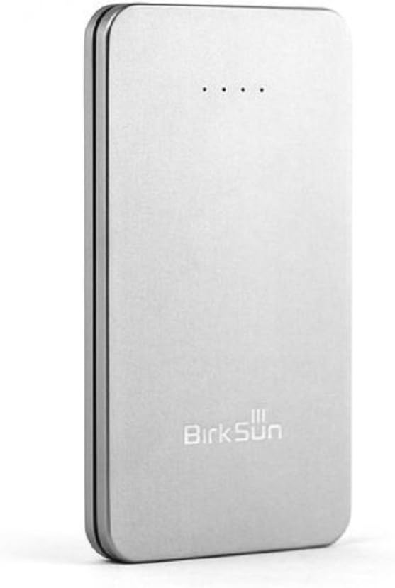 BirkSun 5,000 mAh Air Power Bank, Silver