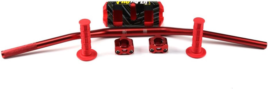 FREE SHIPPING 28MM OVERSIZED FAT BARS HANDLEBARS + GRIPS+ BAR RISER+BAR PAD RMZ250 RMZ450 DRZ400 DIRT BIKE OFF ROAD MOTORCYCLE