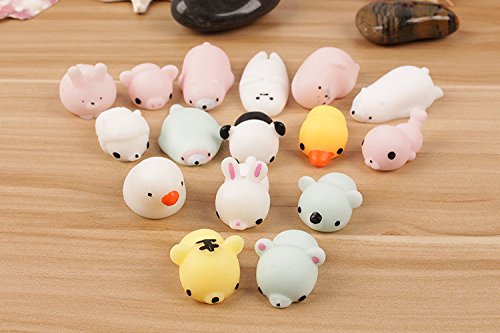 image for LiPing Cute Mochi Squishy Cat Squeeze Healing Fun Light Night Light, R