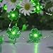 Impress Life St. Patrick's Day Decoration, Lucky Four-Leaf Clover 10 ft 40 LEDs with Remote and USB/Battery-Powered for St. Patrick's Day, Wedding, Birthday, Patio, DIY Home Parties Decorations