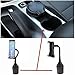 Sunjoyco Car Cup Holder Mount for Phone Tablet, 2-in-1 Car Cradles Adjustable Gooseneck Holder Compatible with Apple iPhone, Samsung Galaxy Tab, All Smartphones & 7