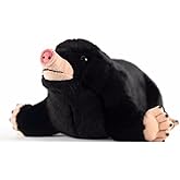 FRANKIEZHOU Mole Plush Animal - Black, 11.8" Long, Mole Stuffed Animal Toy for Boys & Girls, Kids Gifts, Home Decor, Cuddle Toy