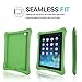 HDE Shockproof Case for iPad 2 3 4 -Graphene Series Shock-Absorption Cover Heavy Duty Bumper Protection for Apple iPad 2nd 3rd 4th Generation Tablets (Green)