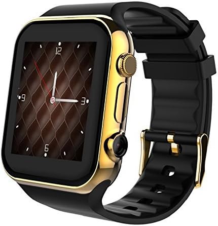Scinex SW20 16GB Bluetooth Smart Watch GSM Phone for iPhone &amp; Android - US Warranty (Gold/Black)