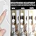 Led Vanity Mirror Lights, 12.5ft Makeup Lights for Vanity Stick on, Natural Daylight Dimmable Bulbs, DIY Ball Lights for Dressing Table Bathroom Wall Mirror Lighting (Mirror Not Included)