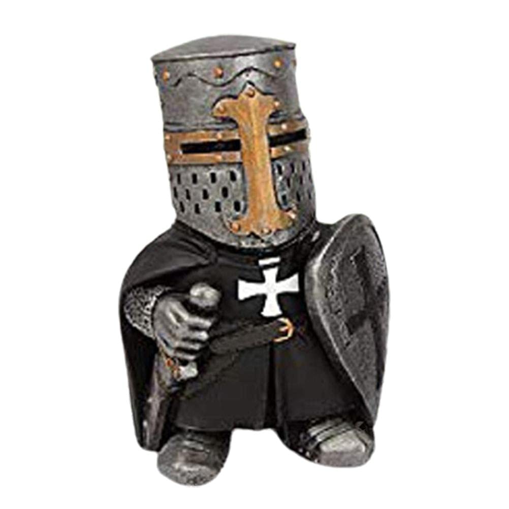 Chiyyak GNOME Garden Gnome Statue Guardian Armor Knight Sculpture Garden Figurines Decoration for Home, Yard, Lawn, Garden