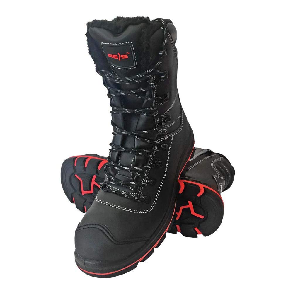 Reis Brdiablo45 Safety shoes, Black-Red, 45 Size