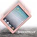 Hocase iPad 2/3/4 Case, Shockproof Heavy Duty Protection Silicone Rubber+Hard Plastic Hybrid Dual Layer Slim Protective Case for iPad 2nd/3rd/4th Generation (9.7-inch) - Rose Gold Mandala Flowers