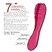 PNBB Heating Vibrator 7 Powerful Multi-Speed 100% Waterproof USB Charge G-spot Vagina and Clitoris Vibrating Dildo Penis