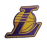 Lakers Basketball Fully Embroidered Iron On Patch 3.25
