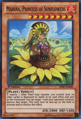 Yu-Gi-Oh! - Maria, Princess of Sunflowers (SHSP-EN040) - Shadow Specters - 1st Edition - Super Rare