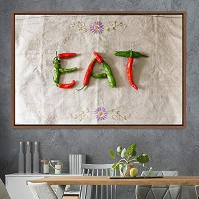 signwin Framed Canvas Wall Art Pressed Quotes 3D...