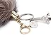 DEETTO Real Fox Fur Tail Key Chain Soft Key Hang 15