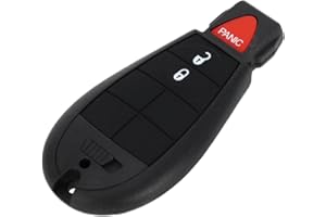 X AUTOHAUX Key Shell Case Keyless Entry Remote Key Fob Replacement Case for Chrysler Town & Country 2008-2016 for Dodge Grand