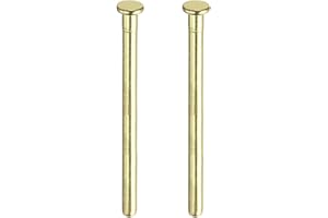 MECCANIXITY 2pcs 3.5 Inch Door Hinge Pins, Removable Brushed Door Hinge Interior Hinge Security Pins for Wood Residential Doo