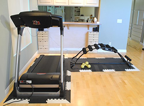 EWONDERWORLD 90" X 43" X ~9/16" Extra Thick Treadmill Waterproof Mat w/Edging: Exercise Equipment Floor Protection Waterproof Mat (Treadmill Not Included) - Thumbnail 7