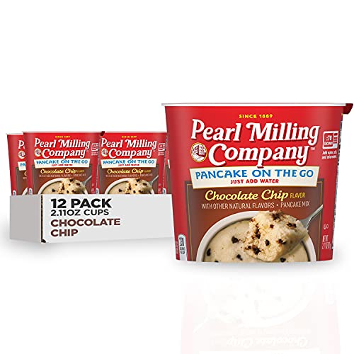 Pearl Milling Company Pancake Cups, Chocolate Chip, 2.11oz Cups (12