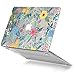 GMYLE 3 in 1 MacBook Air 13 Inch A1369/A1466 (2008-2017 Release) Bundle, Hard Glossy Clear Case, Grey Carrying Sleeve Bag with Handle & Pockets and Black Keyboard Cover - Cheery Fresh Floral Set