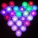 Set of 24 Colour Changing Flickering Flameless LED Candle Light Tea light Mood Light (Battery include) for Wedding Party Club Decor in White LD010