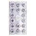 FancyBakers 17 Piece Cake Decorating Tip Set, Kit includes 16 of The Most Popular Stainless Steel Tips, Reusable Coupler & Storage Case Also for Pastry & Icing Cup Cakes