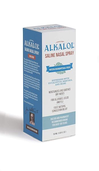 ALKALOL SOLUTION SALINE NASAL SPRAY, 1.69 OUNCE
