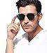 GAMT Retro Vintage Mirrored Aviator Sunglasses Metal Frame Glass Lens Classic Style Black