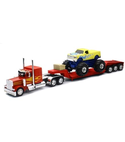 Amazon.com: Peterbilt 379 Truck with Dry Goods Trailer White