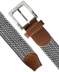 Men's Stretch Belt Braided Elastic Stretch Belt