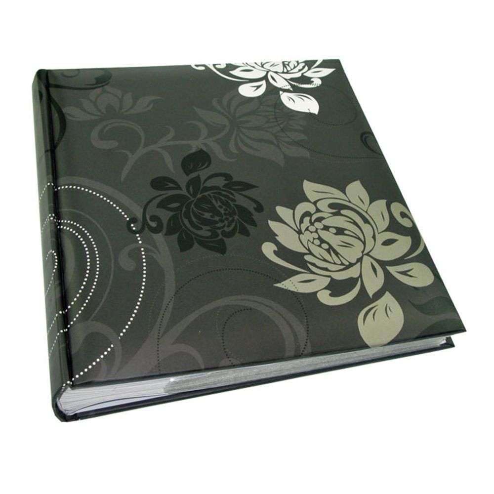walther design Photo Album Black 200 Photos 11,5 x 15,5 cm Memo Slip-in Album Grindy ME-201-B