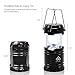 EACHPOLE |3-Pack| Outdoor Camping LED Lantern with Solar Charging Dual Power Supply Built-in Power Bank, APL1565