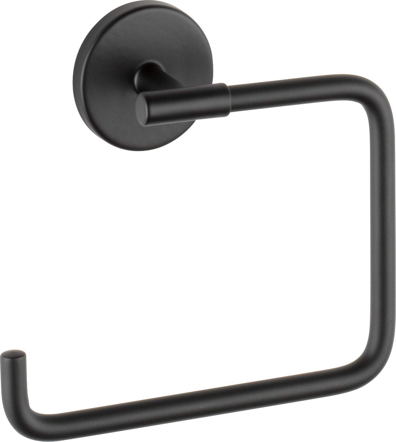 Delta 759460-BL Trinsic Towel Ring, Matte Black - - 