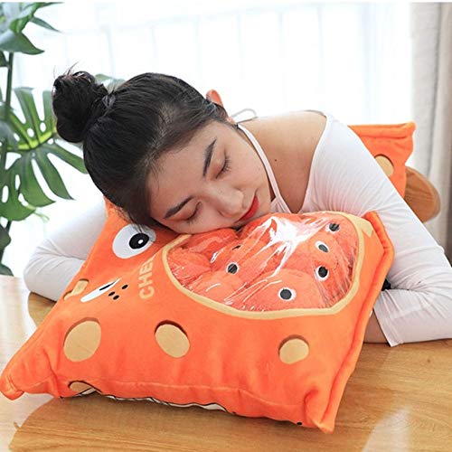 Angleliu Cheesy Puffs Plush Pillow,Stuffed Toy Game Pillow with a