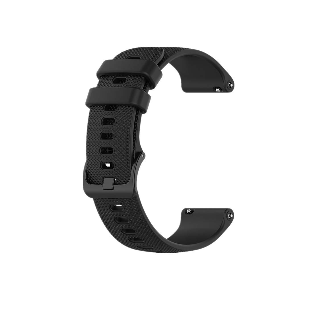 Huwokxix Watch Strap compatible with Garmin vivoactive 4/forerunner 255/265/255 music/265 music,22mm Adjustable Silicone Sports Strap Replacement Band