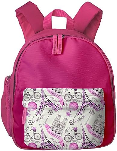 Eiffel Tower Funny Kids Shoulders Bag School Trip Backpack School Bag