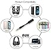 Rancco 3.5mm Headset Audio Jack Extender, 3 Pc Male to Female Extension Cable Headphone Adapter for Charger Case, Phone, Tablets, Work with Volume Controls and Credit Card Reader