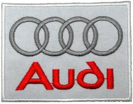 3-Pack 2.2" x 2.9" Audi Motorsport Racing Team DIY Embroidered Sew Iron on Patch