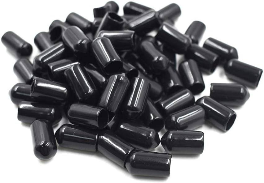 Cyful Screw Thread Protectors 1/4" Black Color (100 Pcs)