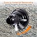 JiePai Vacuum Suction Cup Shower Head Holder,Adhesive Suction Handheld Shower Holder Bracket,Removable Wall Mount Head Holder for Bathroom,Oil Rubbed Bronze
