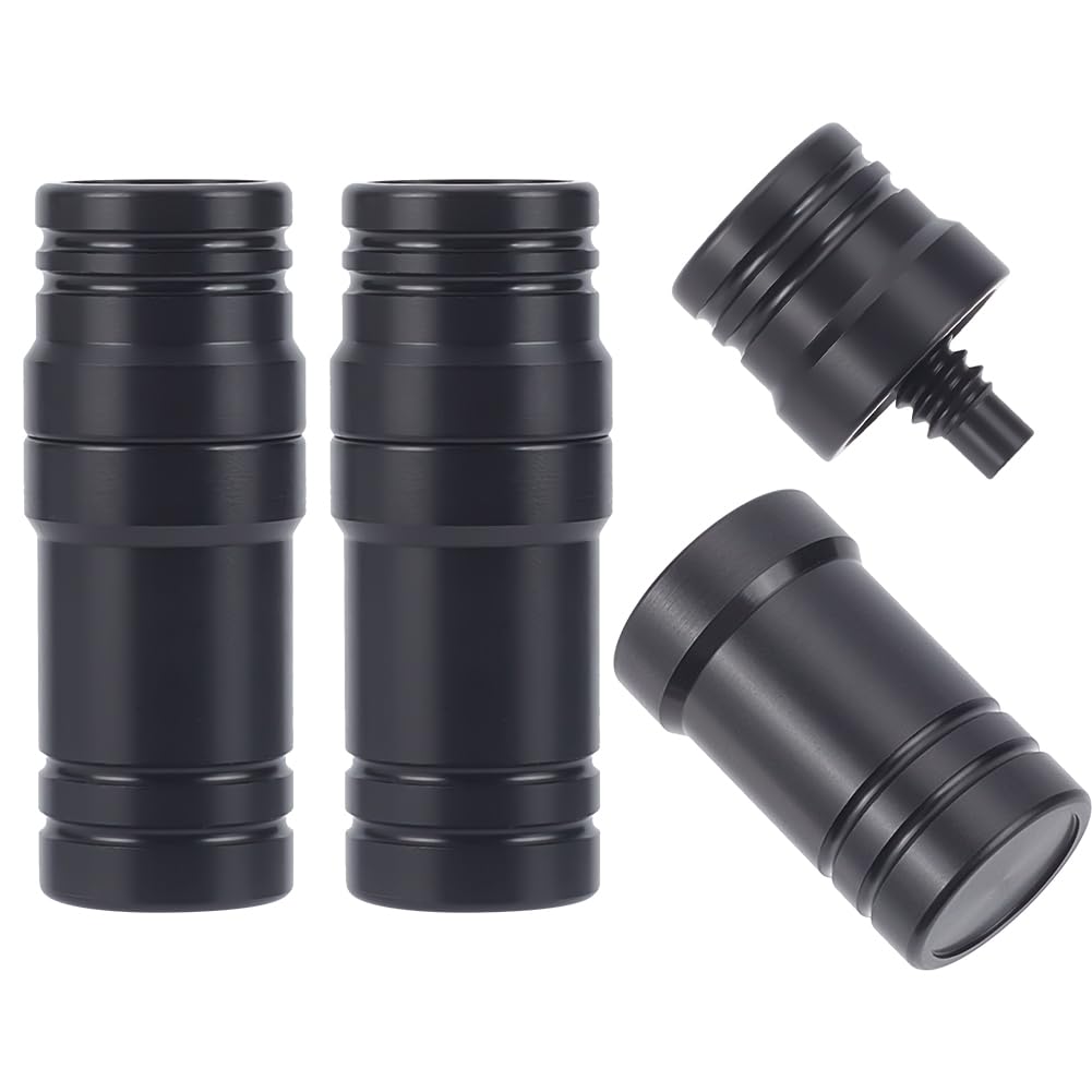 INFUNLY 3 Pair Billiard Stick Joint Protectors 5/16x14 Black Pool Cue Stick Protectors Threaded Joint Protectors Plastic Billiard Cue Accessories for Players Pool Billiard Cues Protect Your Cue Stick