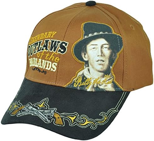 Legendary Outlaws of the Radlands Billy The Kid Gunman Old West Velcro Hat Cap