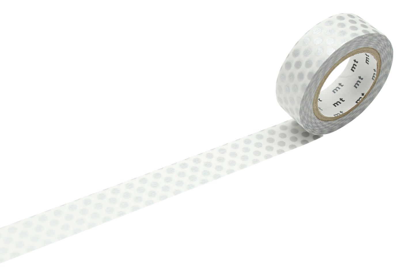 mt Masking Tape 1P "Dot Silver" Washi Masking Tape - Silver