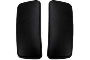 HYEJDRV Chair Armrest Replacement, Arm Pad Caps Replacement for Haworth Zody Office Chair 1 Pair (Black)