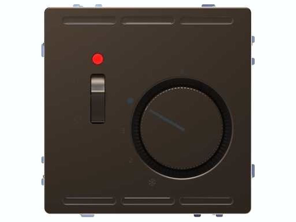 Schneider Electric mtn5760 – 6052 with Temperature Thermostat Switch of the Range D-Life, Mocca