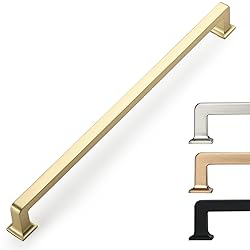 9BUILD 10 Pack 10 Inch Cabinet Handles Brushed